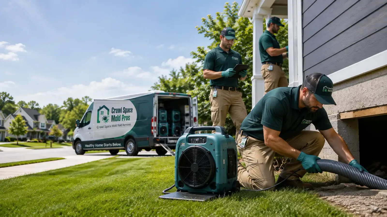 Crawl Space Mold Removal in Mount Holly, AR